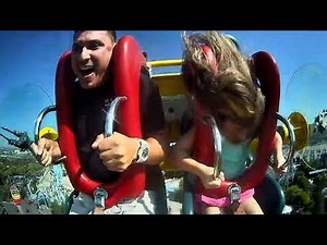 Our first time on the Slingshot at Canada's Wonderland