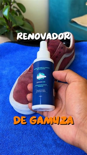 Gamuza oscura o clara, no importa 🌈👟 Con el Activador de Color siempre vuelve a la vida. El antes y después lo dice todo ✨ 👉 Encuéntralo en nuestra web: cleanlab.pe | cleanlab.co | cleanlabco.mx #sneakercare #gamuzafresh #cleanlabstyle | Clean Lab