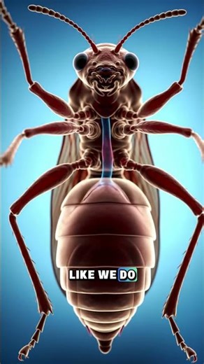 Inside the Alien Body of an Insect | Внутри инопланетного тела насекомого #shorts