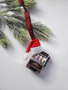 Casino Slot Machine With Santa Hat Ornament - Etsy