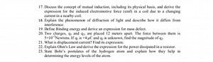 Discuss the concept of mutual induction, including its physical... | Filo