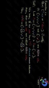 True or False {2,3,4,5} and {3,6} are disjoint sets. Justify.