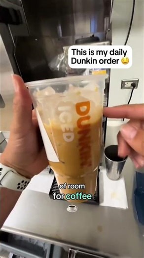 My Teeth Hurt Watching This Dunkin Order #dunkin #coffee #shorts