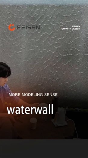 Feisendecor on Instagram: "Can this metal mesh be used to make a water curtain wall?#wallcladding"