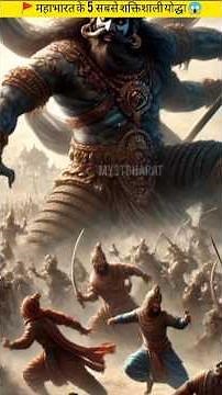 🚩 5 most powerful warriors of Mahabharata 😱 who even the gods trembled 😱. #shorts #mahabharat
