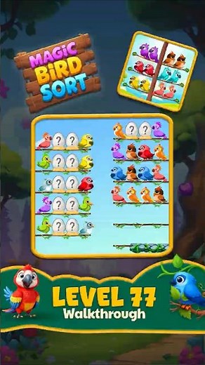 Magic Bird Sort | Level 77