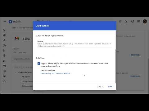 Spam Filtering Google Workspaces Administration