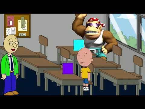 Caillou Gets A Violet Card