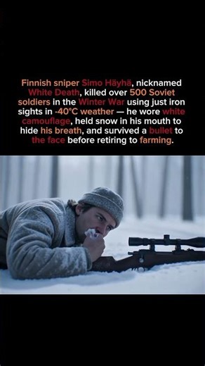 500 Kills in -40°C: The Legend of Simo Häyhä