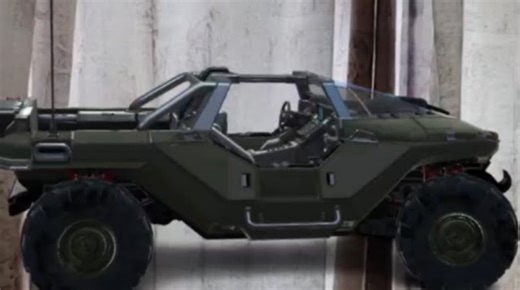 Close Up Look At The New Halo Infinite Warthog (Halo AR Experience)