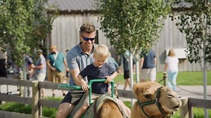 People can see and experience a variety of animals at the Ararat Ridge Zoo at the Ark Encounter. Guests even have the opportunity to ride a camel! https://fxn.ws/2qEq2A7 | Fox News