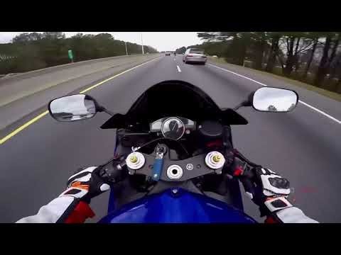 Yamaha R6 vs Yamaha R1 ⚡ Acceleration, Top Speed & Brutal Exhaust Sound Street Race