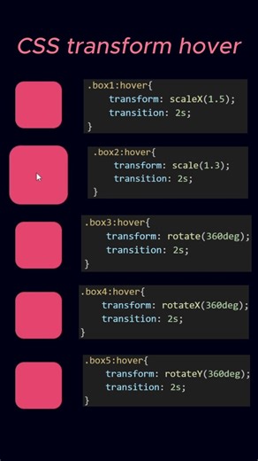 1 Line of CSS = INSANE Hover Animation 🔥