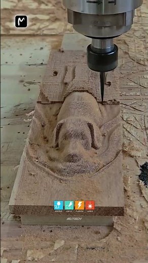👉Use a UTECH engraving machine to create your own unique relief dog!