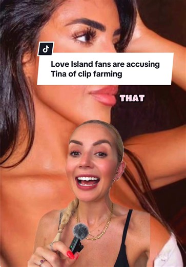 Love Island fans are accusing Tina of clip farming #loveisland #loveislanduk #uktv #whattowatch #foryoupage