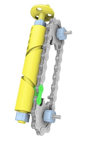 chain drive #mechanism #machine#solidworks #simulation