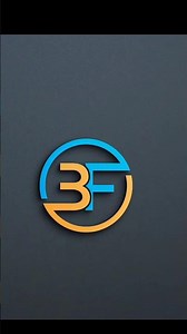 BF letter logo design in Adobe illustrator