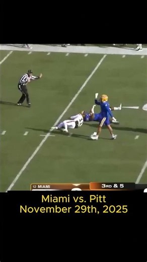 Miami vs. Pitt - November 29th, 2025