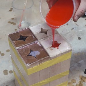 2M views · 10K reactions | Woodturning Wood & Epoxy into a Wall Clock Partner: youtu.be/YuarK0j4GHY | DIY & Crafts | Facebook