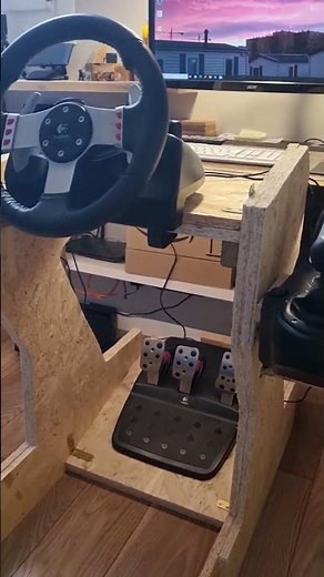 Prototipo cockpit simracing madera OSB (30 Eur)