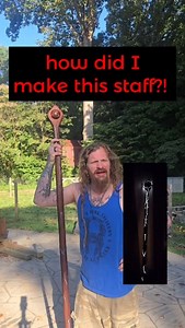 How to make a super custom wizard staff. Oh, and the end explains the beginning! #woodworking #diy #custommade #art | Shocks Functional Art