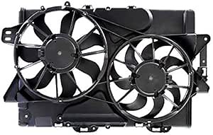 RAREELECTRICAL New Cooling Fan Compatible with Chevrolet Equinox 2008-2009 by Part Number 13130515 19130516 19130517 19130518 19130587 19130587 Gm3115241