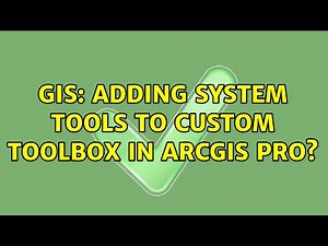 GIS: Adding system tools to custom toolbox in ArcGIS Pro?