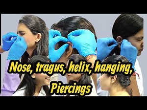 ​Multi Piercing Transformation: Nose, Tragus & Helix in 5 Minutes! 😱 | Raju Yadav Vlogs