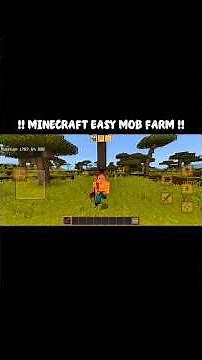 💥!! MINECRAFT EASY MOB FARM !!💥 #reels #minecraft #vairal