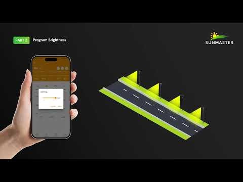 🔆 SUNMASTER Smart IoT Solar Light — control at your fingertips!✨