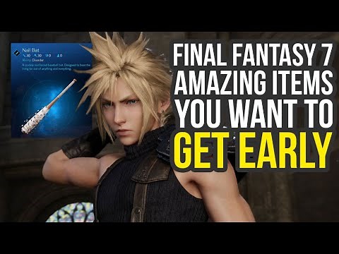 Final Fantasy 7 Remake Tips And Tricks - AMAZING ITEMS You Want To Get Early (FF7 Remake Tips)