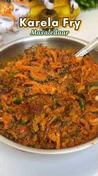 Masaledaar Karela Fry - Best Gravy Karela Sabzi Ever #masala #karelafry #sabzi #spicy #sabji