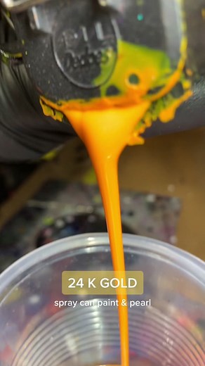 Spraying 24K Gold Paint for a Luxurious Finish