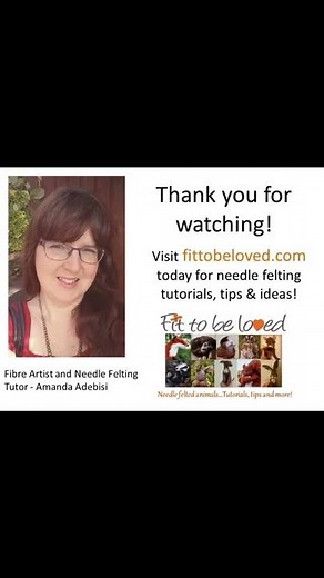 Needle Felted Dog Tail [The Process]