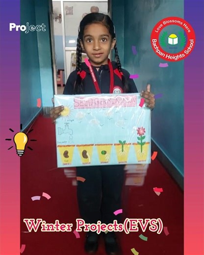 ❄️✨ Winter EVS Projects by our primary students—learning through creativity & hands-on fun ❤️📘