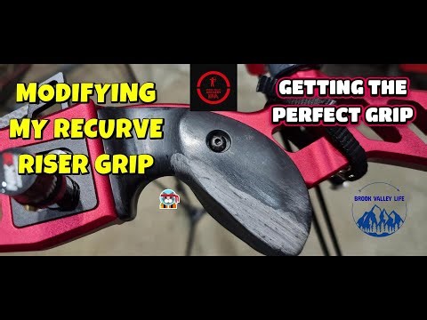 Perfecting My Recurve Bow Grip - From Stock to Custom-Fit with Epoxy Putty.