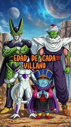 How old were these characters when they fought Goku? #dragonball #gokugoku #freezer #cell #piccolo