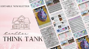 April Real Estate Newsletter, Real Estate Marketing, Realtor Template, Real Estate Newsletter, Realtor Email Marketing, Canva, Realtor - Etsy Canada