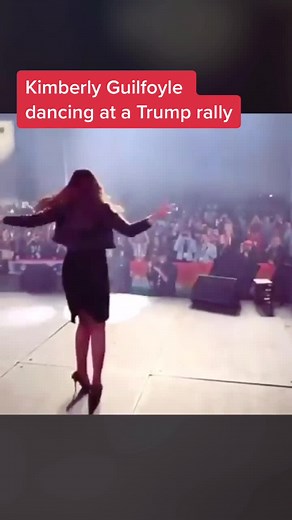 What fresh hell is this? #trump #greenscreenvideo #kimberlyguilfoyle #dance #election #rally