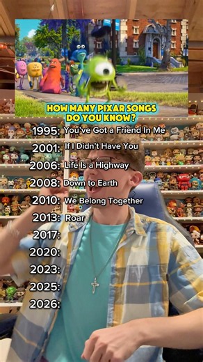 Pixar Songs Evolution🎬🎼 #pixar