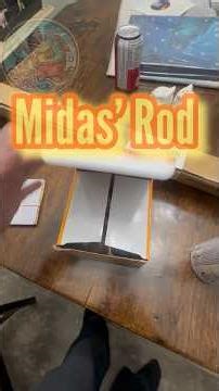 Midas’ Golden Rod #fishinshorts #gold #fishingequipment #fishinggear #goldenrod