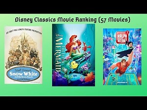 Disney Classics Movie Ranking {57 Movies}