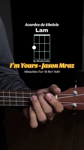 I’m yours - Jason Mraz (Ukelele Tutorial Fácil) #shorts #flightukulele
