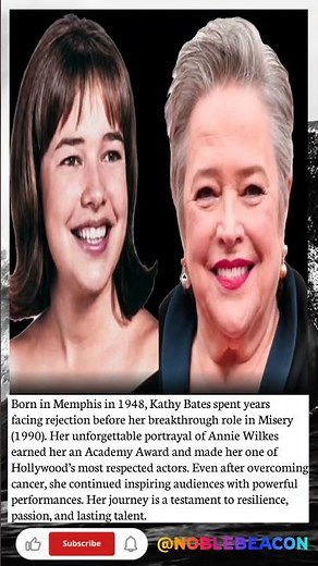 Kathy Bates: The Journey From Rejection to Oscar Glory || #HollywoodLegend #Hollywood icon