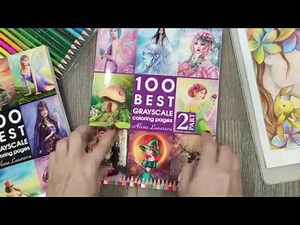 100 Best Grayscale Coloring pages. Part 2.