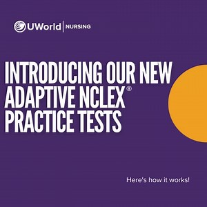 Are you ready to take your NCLEX® preparation to the next level? Now you can with our NEW computer adaptive testing (CAT) practice tests. Click here to learn more: https://bit.ly/3OnXrqP | UWorld Nursing