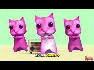 Ay Mi Gatito Miau Miau 😺🎵 | Baile del Gatito | Canción Infantil