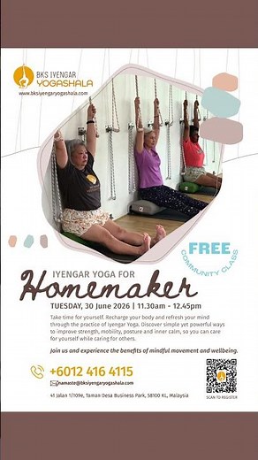 Free Community Class | Iyengar Yoga for Homemaker
