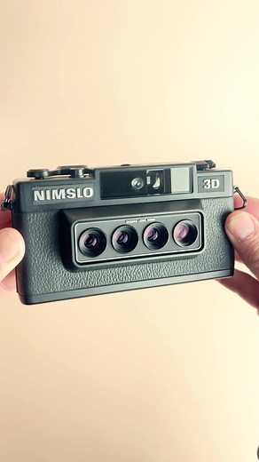 Here is a MINT Nimslo 3D, a 35mm point & shoot film camera that allows you to create 3D GIFs! These GIFs were created by friend of the shop @Aim Shoot Develop ! All 4 shutters on the camera fire simultaneously at slightly different angles! When these photos are played sequentially they will give you a really cool 3D effect! This camera is available now in the shop! Feel free to reach out with any questions! Hope all is well 🤝 _______ #35mmfilm #nimslo3d #filmcameraclub