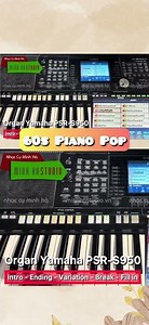 Organ Yamaha PSR-S950 - Styles 60s Piano Pop #minhha #music #demo #yamaha #style #rhythm #review